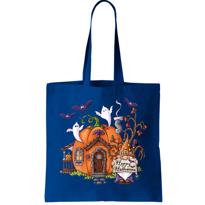 Pumpkin Gnomes Fall Autumn Cute Halloween Thanksgiving Tee Gift Tote Bag