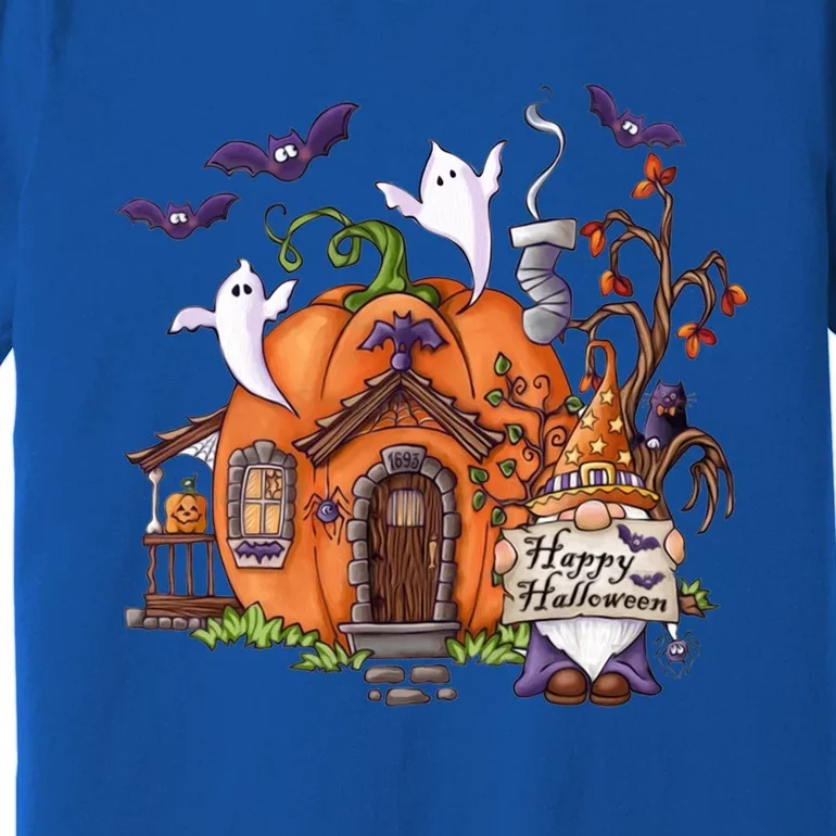 Pumpkin Gnomes Fall Autumn Cute Halloween Thanksgiving Tee Gift Premium T-Shirt