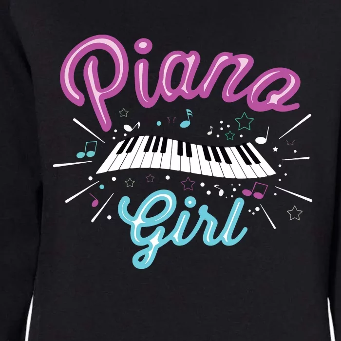 Piano Girl Funny Pianist Music Keyboardist Musician Outfit Womens California Wash Sweatshirt