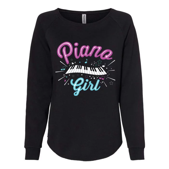 Piano Girl Funny Pianist Music Keyboardist Musician Outfit Womens California Wash Sweatshirt