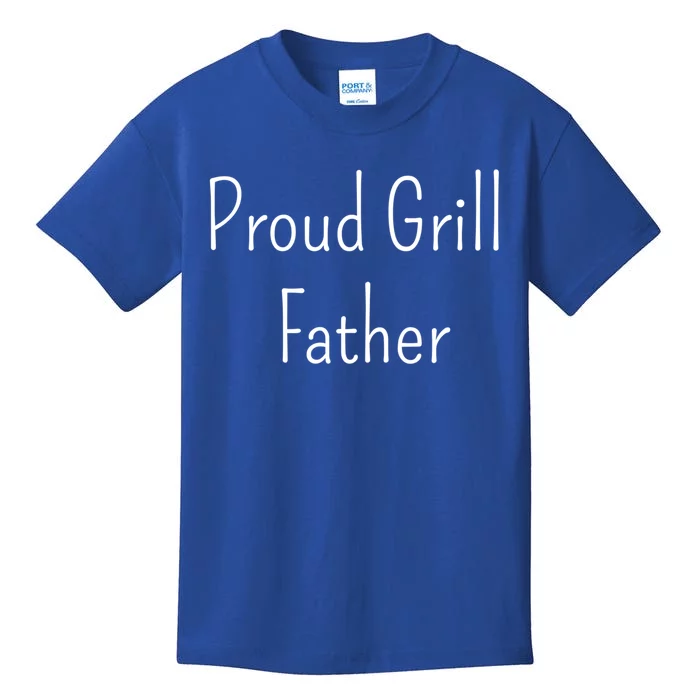 Proud Grill Father Gift Kids T-Shirt