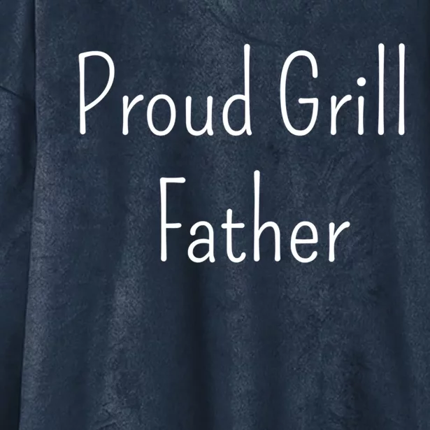 Proud Grill Father Gift Hooded Wearable Blanket