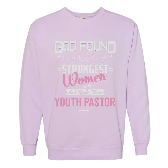 Pastor God Found Strongest Garment-Dyed Sweatshirt