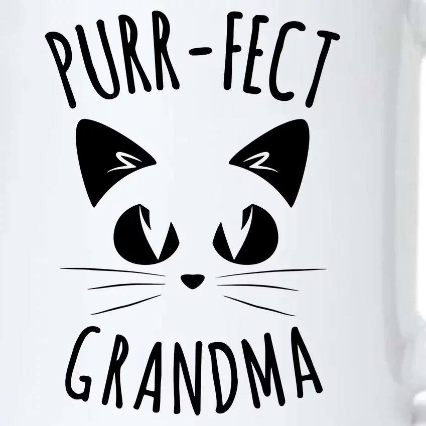 PURRFECT Grandma Fur Mom Cute Cat Lover Animal Gift Black Color Changing Mug