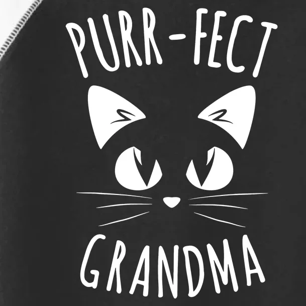 PURRFECT Grandma Fur Mom Cute Cat Lover Animal Gift Toddler Fine Jersey T-Shirt