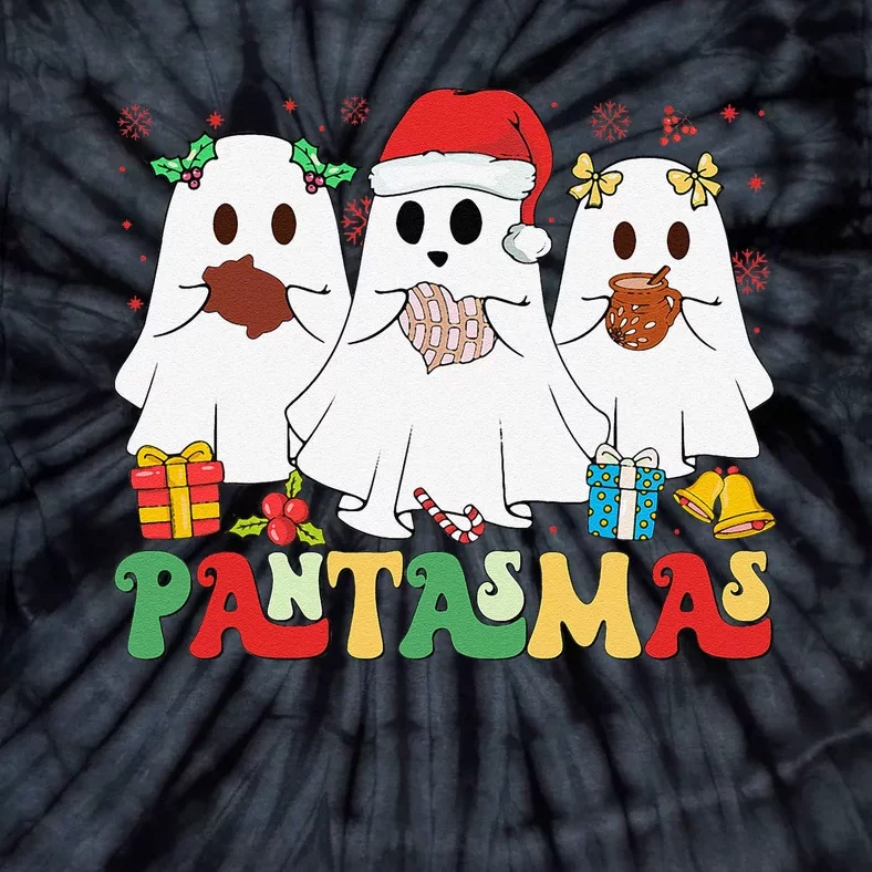 Pantasmas Ghost Funny Conchas Mexican Ghost Christmas Tie-Dye T-Shirt