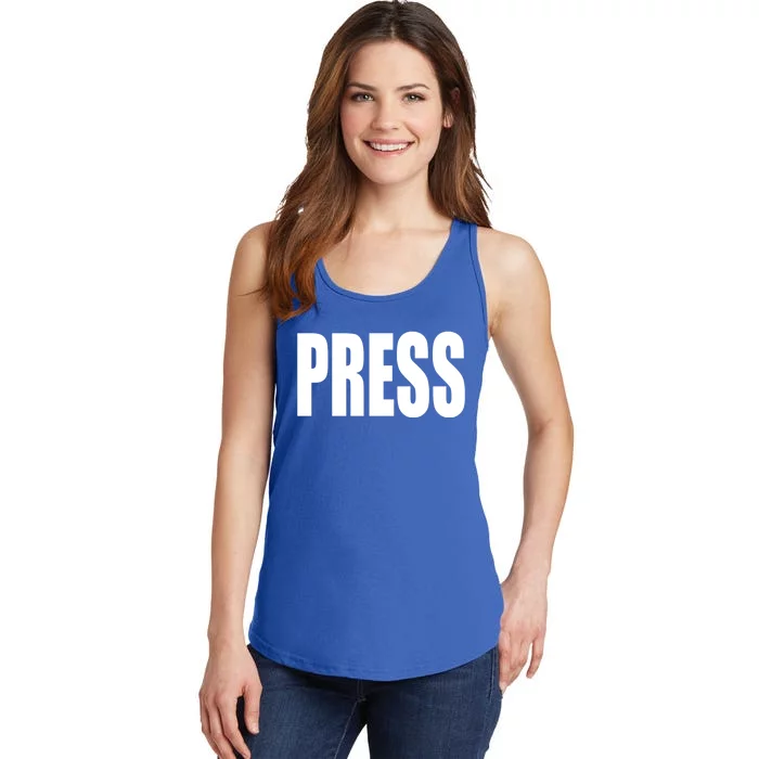 Press Gift For News Journalist Reporter Meaningful Gift Camera Crews Great Gift Ladies Essential Tank