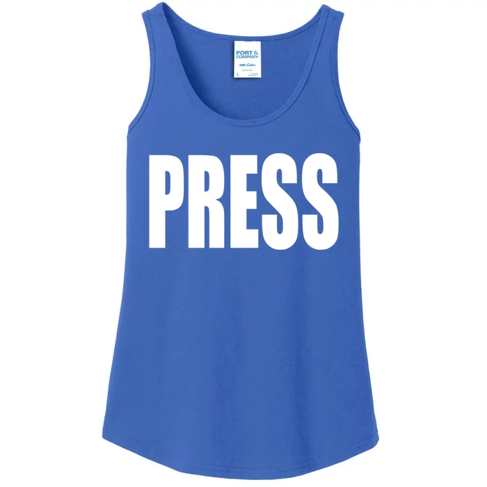 Press Gift For News Journalist Reporter Meaningful Gift Camera Crews Great Gift Ladies Essential Tank