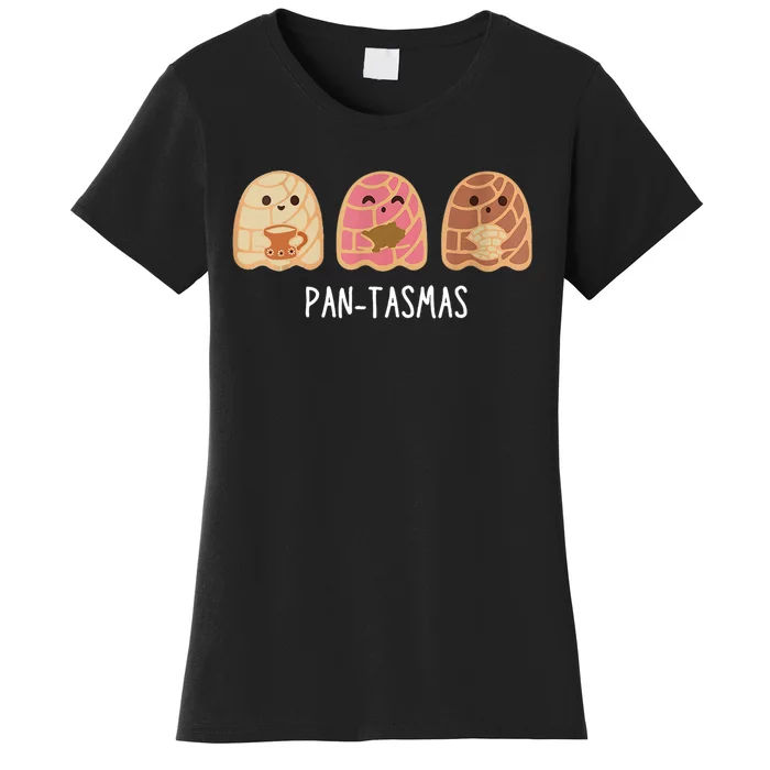 Pantasmas Ghost Funny Spooky Conchas Mexican Ghost Women's T-Shirt