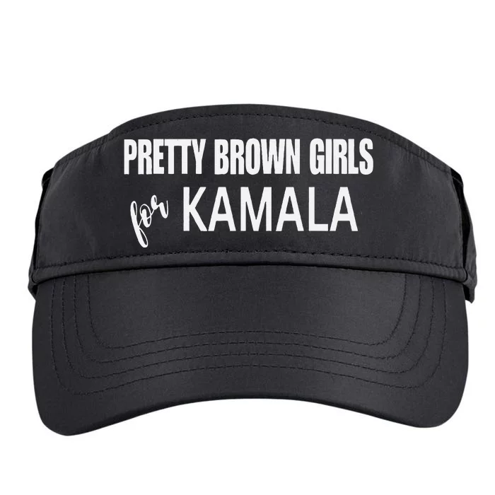 Pretty Girl For Kamala Harris Harris Walz 2024 Adult Drive Performance Visor