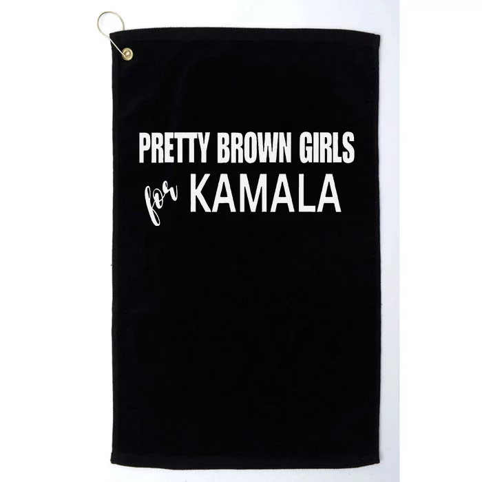 Pretty Girl For Kamala Harris Harris Walz 2024 Platinum Collection Golf Towel