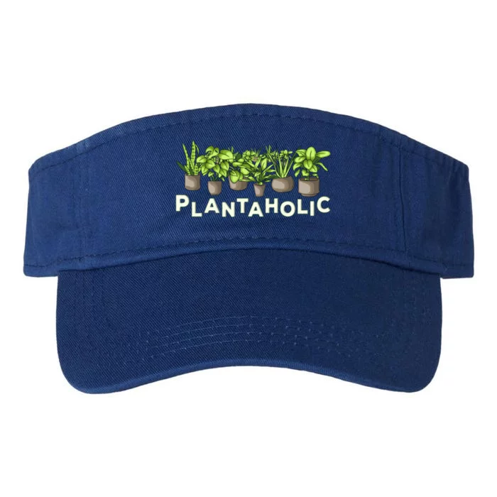 Plantaholic Gift Funny Plants Lover / Gardening Gardener Joke Gift Valucap Bio-Washed Visor