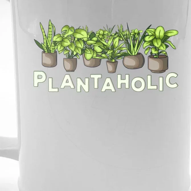 Plantaholic Gift Funny Plants Lover / Gardening Gardener Joke Gift Front & Back Beer Stein