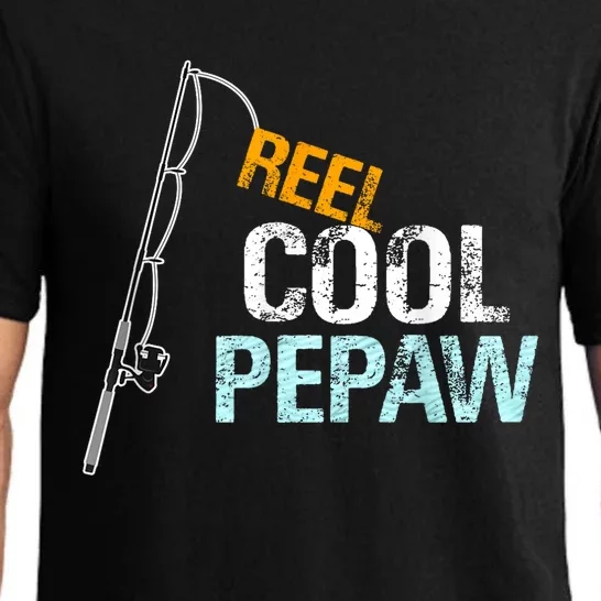 Pepaw Gift From Granddaughter Grandson Reel Cool Pepaw Pajama Set