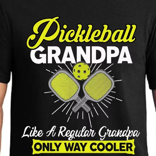 Pickleball Grandpa Funny Player Pickle Ball Pajama Set