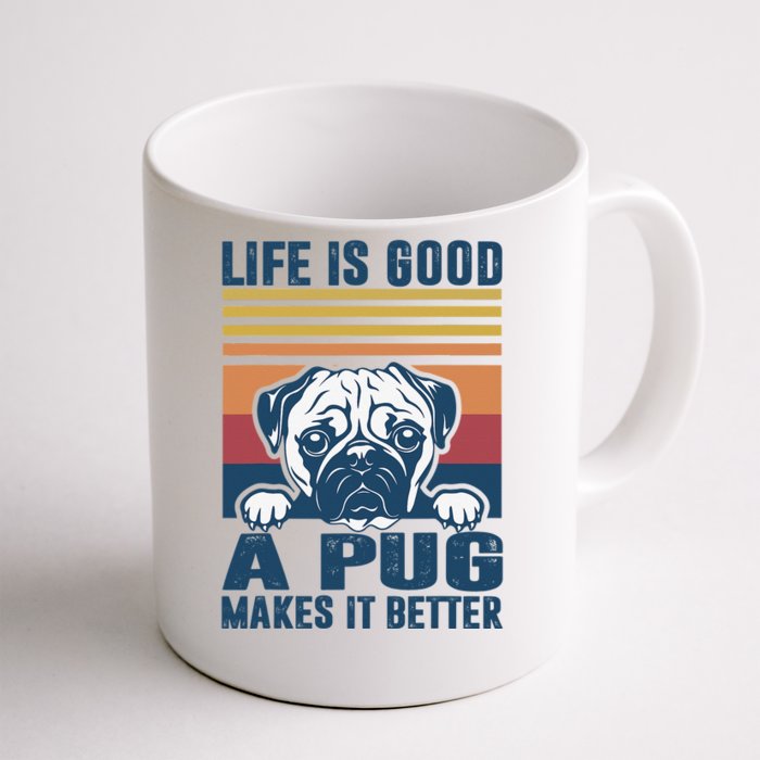 Pug Gifts For Pug Lovers Pug Mom Pug Dad Pug Dog Front & Back Coffee Mug