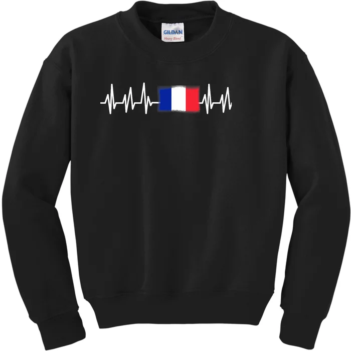 Paris Gifts France French Eiffel Tower Soccer Francois Kids Sweatshirt