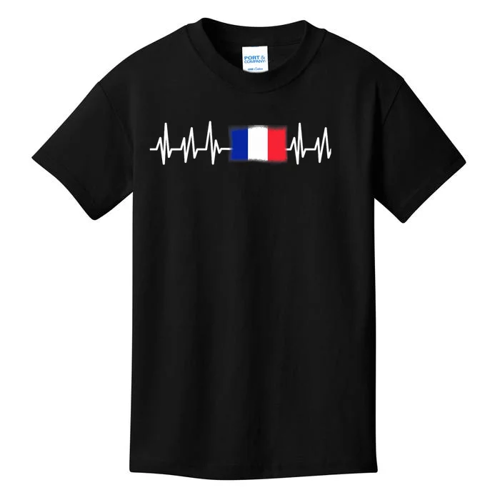 Paris Gifts France French Eiffel Tower Soccer Francois Kids T-Shirt