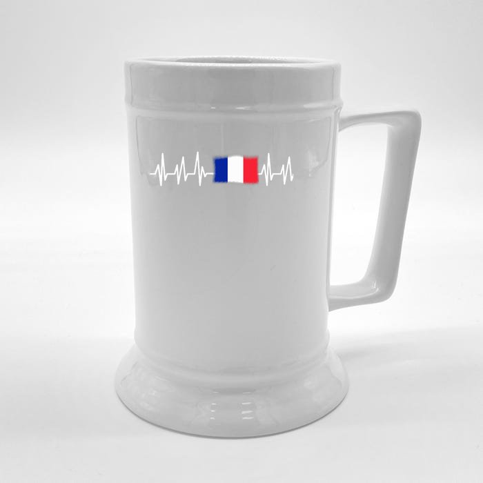 Paris Gifts France French Eiffel Tower Soccer Francois Front & Back Beer Stein