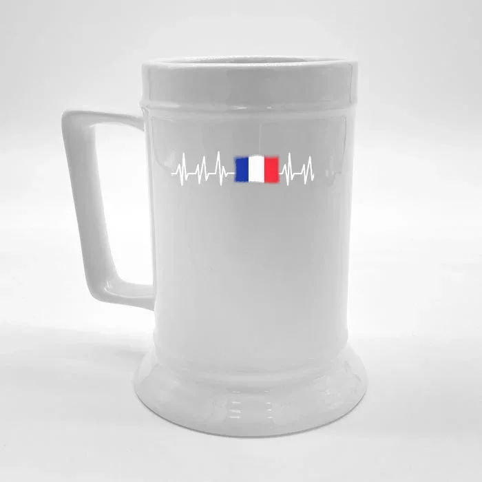 Paris Gifts France French Eiffel Tower Soccer Francois Front & Back Beer Stein