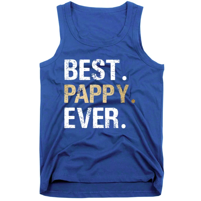 Pappy Gift From Granddaughter Grandson Best Pappy Ever Gift Tank Top