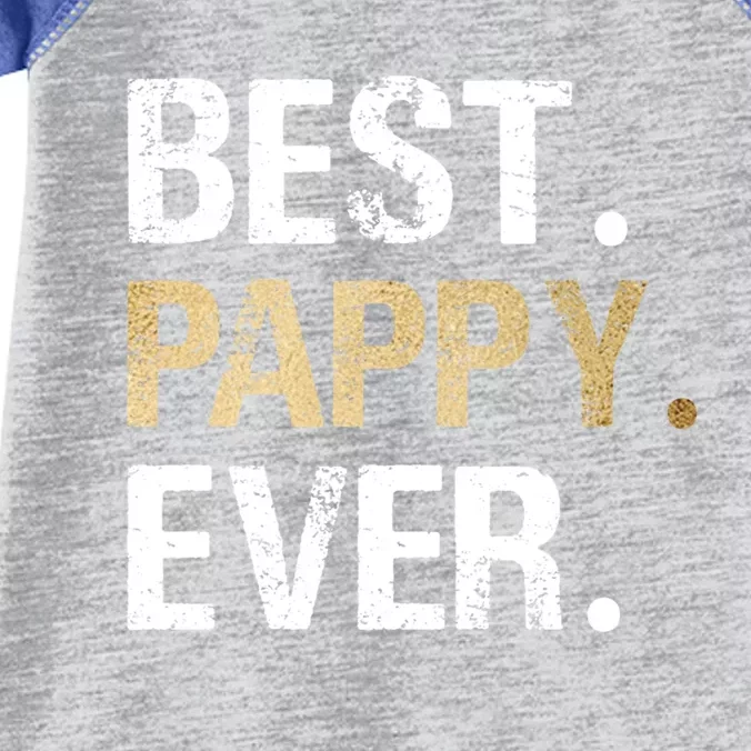 Pappy Gift From Granddaughter Grandson Best Pappy Ever Gift Infant Baby Jersey Bodysuit