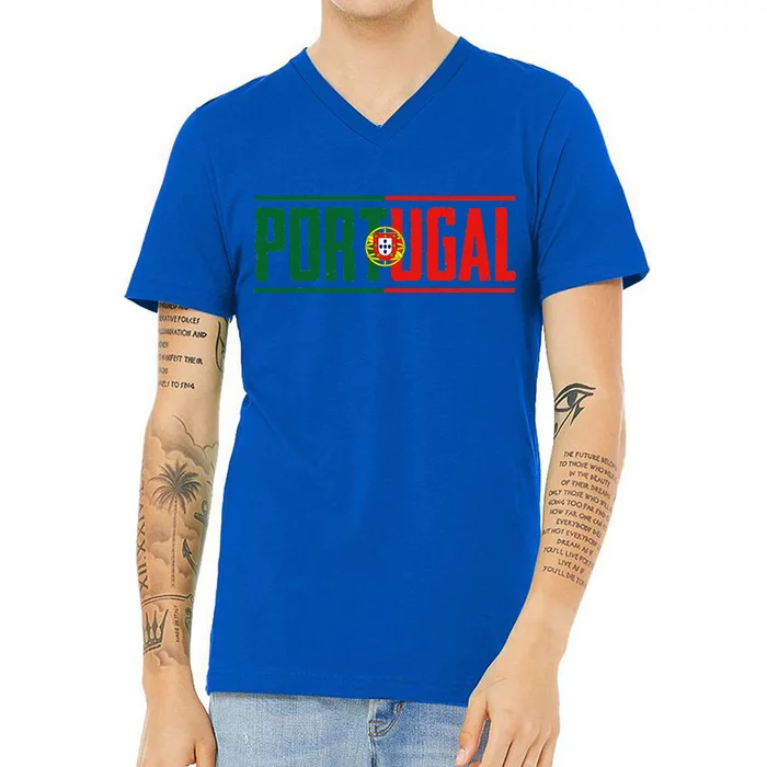 Portugal Gift For Any Portuguese V-Neck T-Shirt