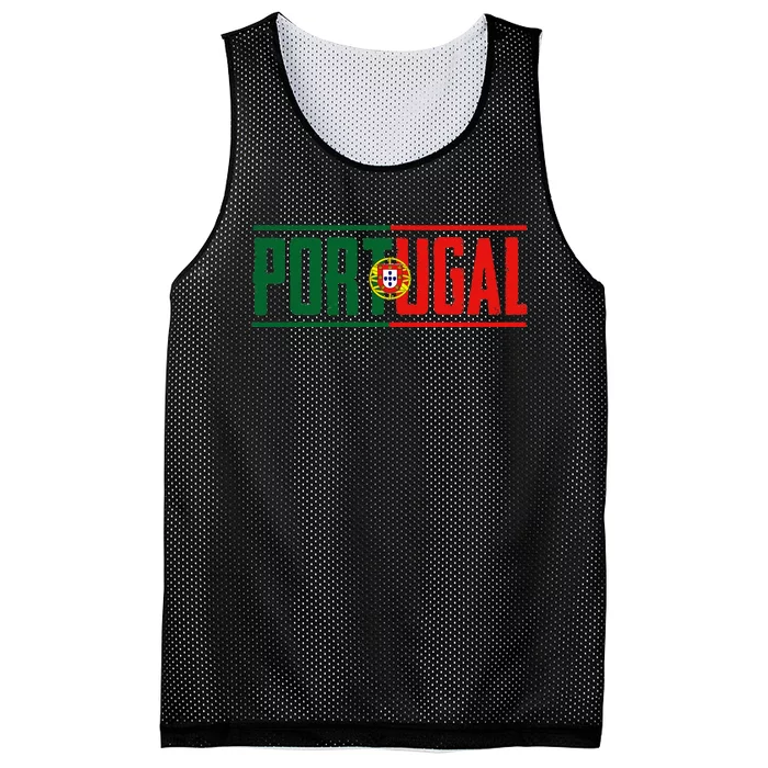 Portugal Gift For Any Portuguese Mesh Reversible Basketball Jersey Tank