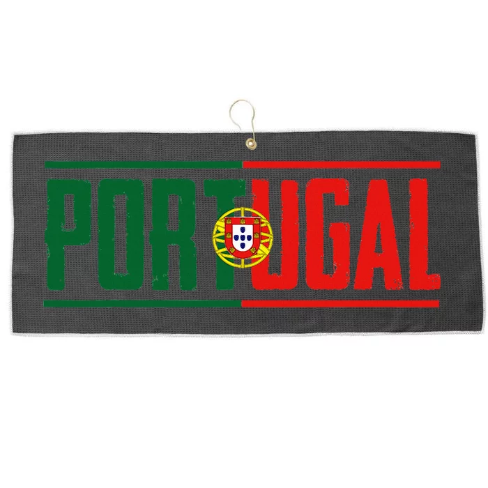 Portugal Gift For Any Portuguese Large Microfiber Waffle Golf Towel