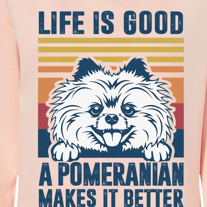 Pomeranian Gifts For Dog Mom Dog Dad Pomeranian Womens California Wash Sweatshirt