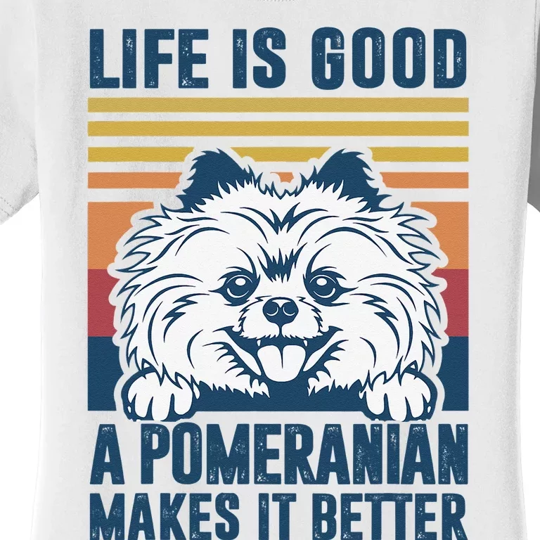 Pomeranian Gifts For Dog Mom Dog Dad Pomeranian Women's T-Shirt