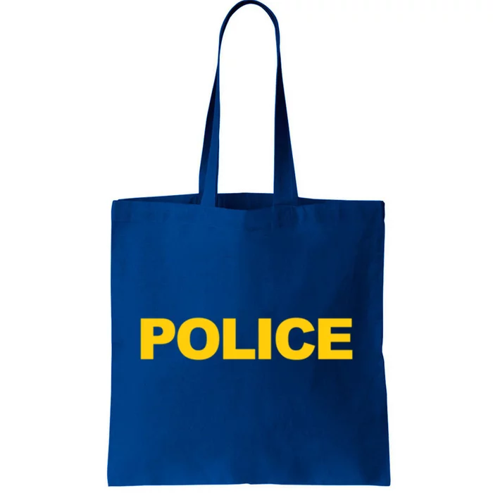 Police Gift Front And Back Print Police Law Enforcet Tote Bag