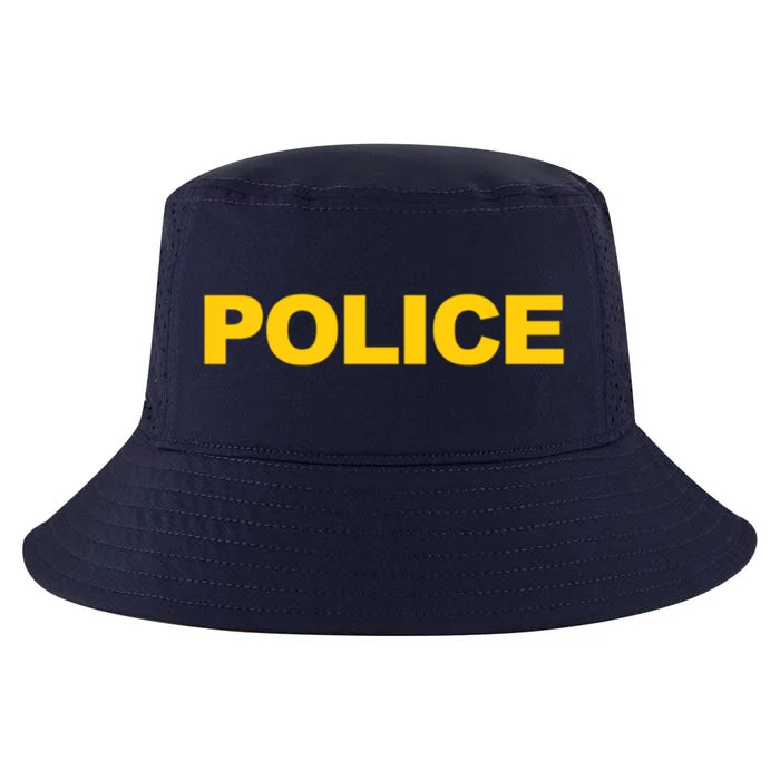 Police Gift Front And Back Print Police Law Enforcet Cool Comfort Performance Bucket Hat