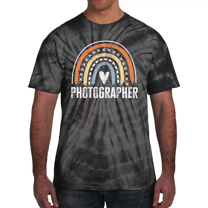 Photographer Gifts For Women Funny Rainbow Photography Tie-Dye T-Shirt