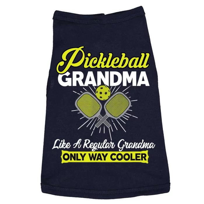 Pickleball Grandma Funny Wo Player Pickle Ball Doggie Tank