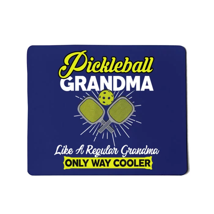 Pickleball Grandma Funny Wo Player Pickle Ball Mousepad