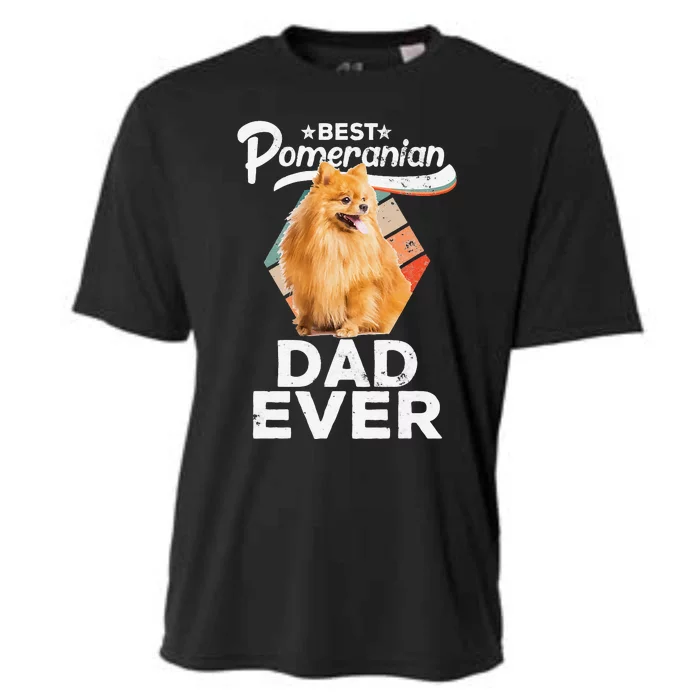 Pomeranian Gifts for Best Pomeranian Dad Ever Cooling Performance Crew T-Shirt