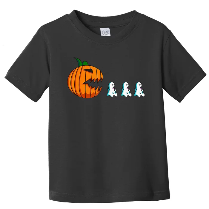 Pumpkin Ghosts Funny Halloween For Women Kids Men Toddler T-Shirt