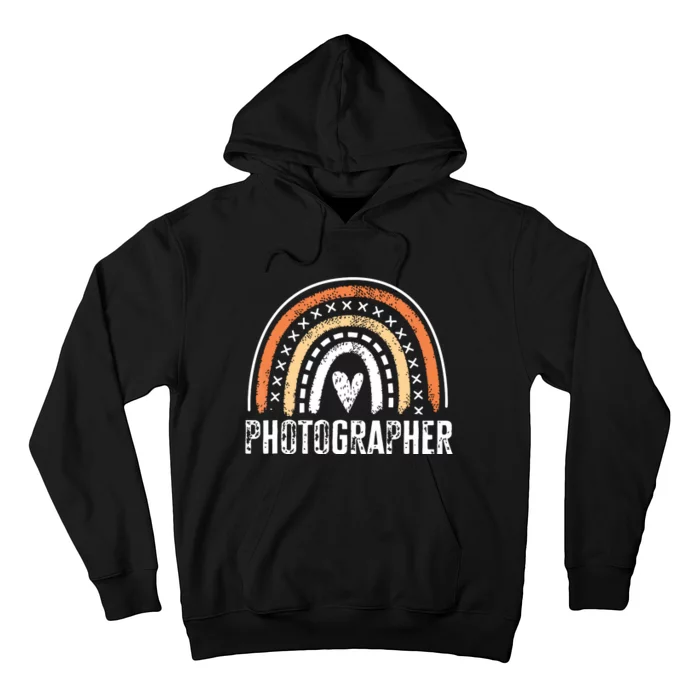 Photographer Gifts For Women Funny Rainbow Photography Hoodie