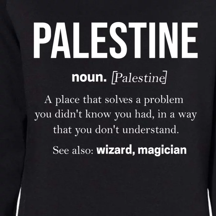 Palestine Gaza Free Palestinian Palestina Great Gift Womens California Wash Sweatshirt