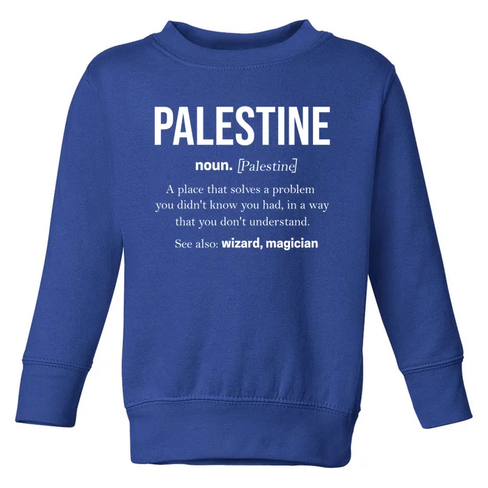 Palestine Gaza Free Palestinian Palestina Great Gift Toddler Sweatshirt