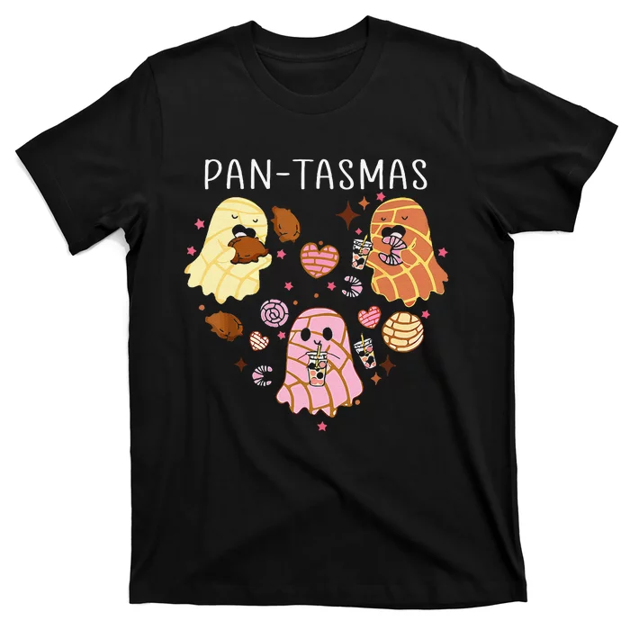 Pantasmas Ghost Funny Spooky Conchas Mexican Ghost Halloween Gift T-Shirt