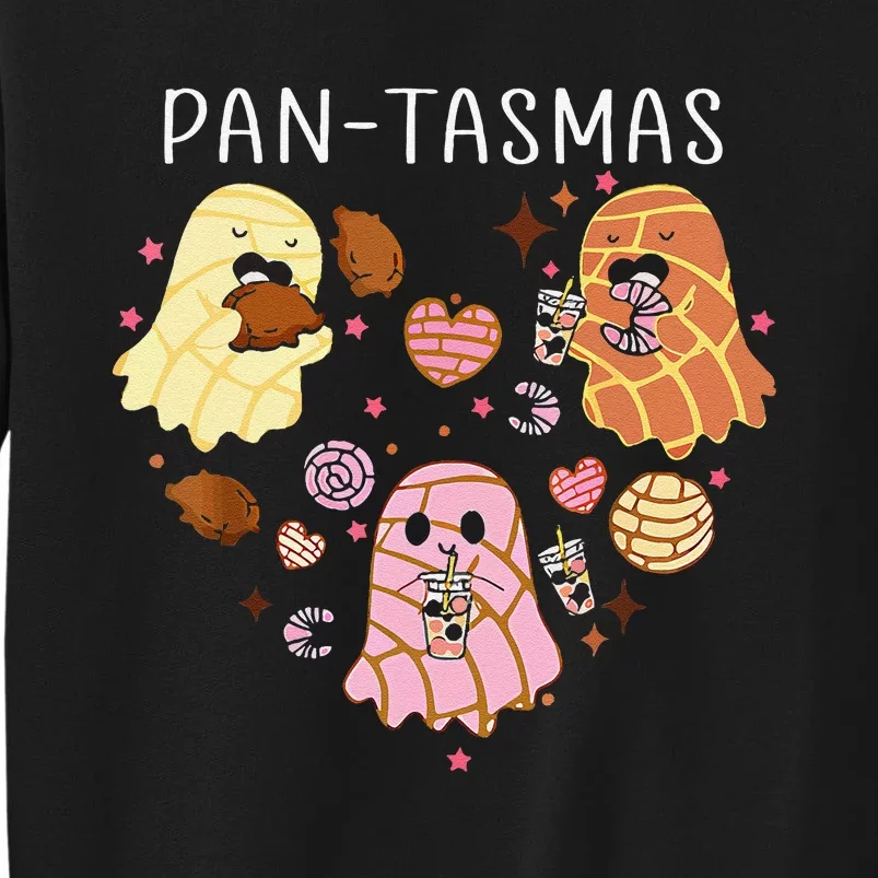 Pantasmas Ghost Funny Spooky Conchas Mexican Ghost Halloween Gift Tall Sweatshirt