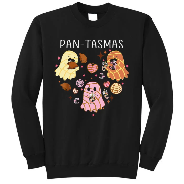 Pantasmas Ghost Funny Spooky Conchas Mexican Ghost Halloween Gift Tall Sweatshirt