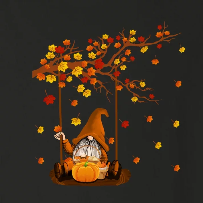 Pumpkin Gnomes Fall Autumn Cute Halloween Thanksgiving Gift Toddler Long Sleeve Shirt