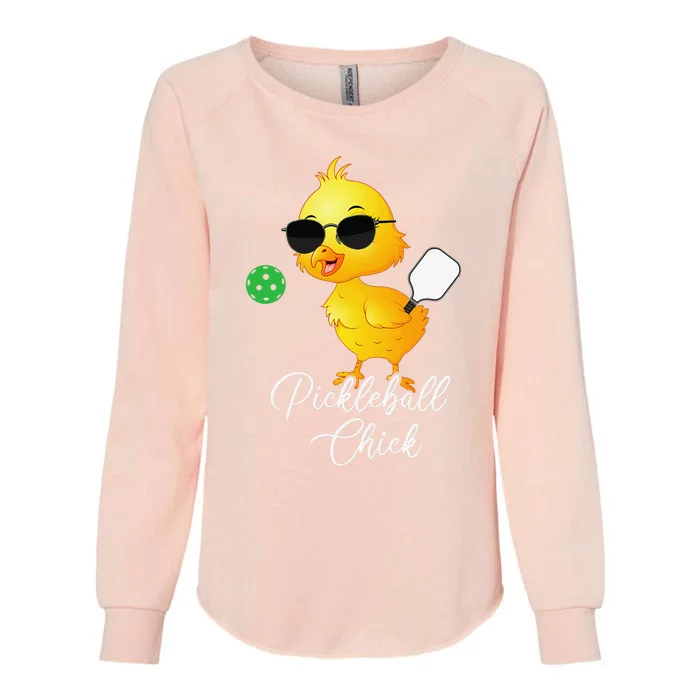 Pickleball Girl Funny Pickleball Womens California Wash Sweatshirt