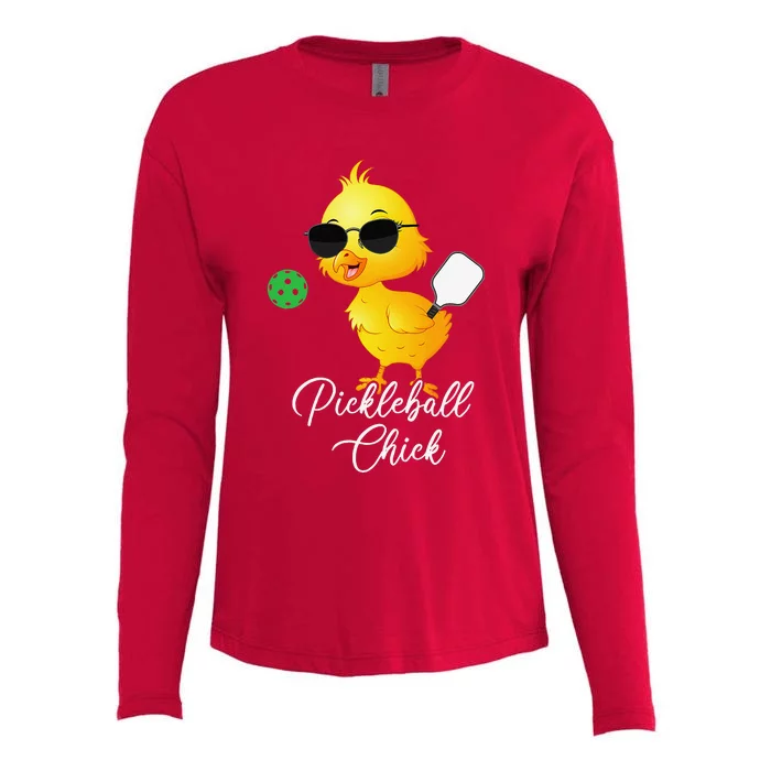 Pickleball Girl Funny Pickleball Womens Cotton Relaxed Long Sleeve T-Shirt