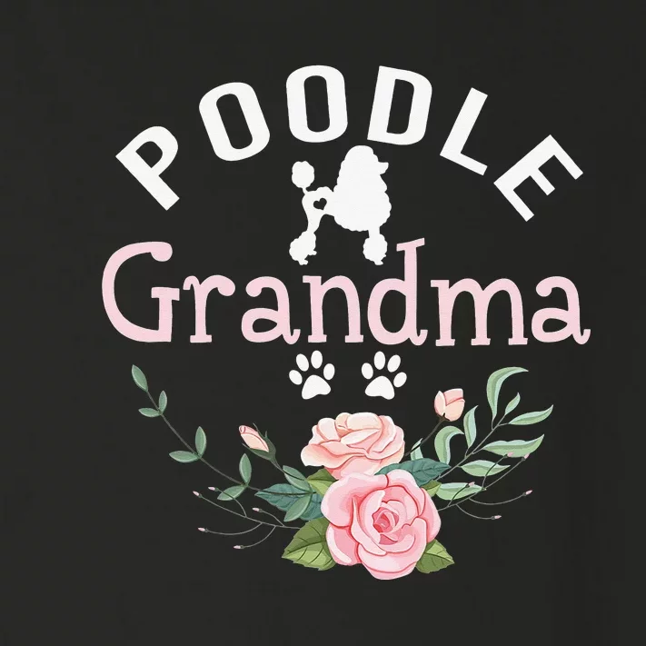 Poodle Grandma Gifts Wo Mom Poodle Dog Lover Christmas Toddler Long Sleeve Shirt