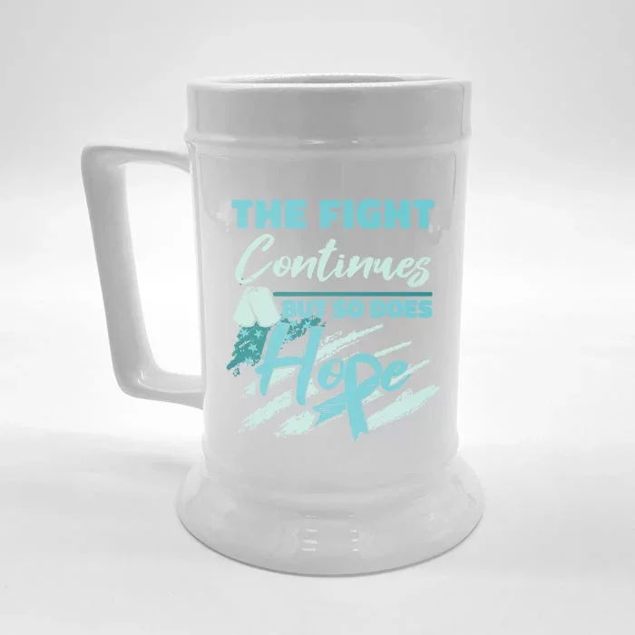 Ptsd Great Gift Front & Back Beer Stein