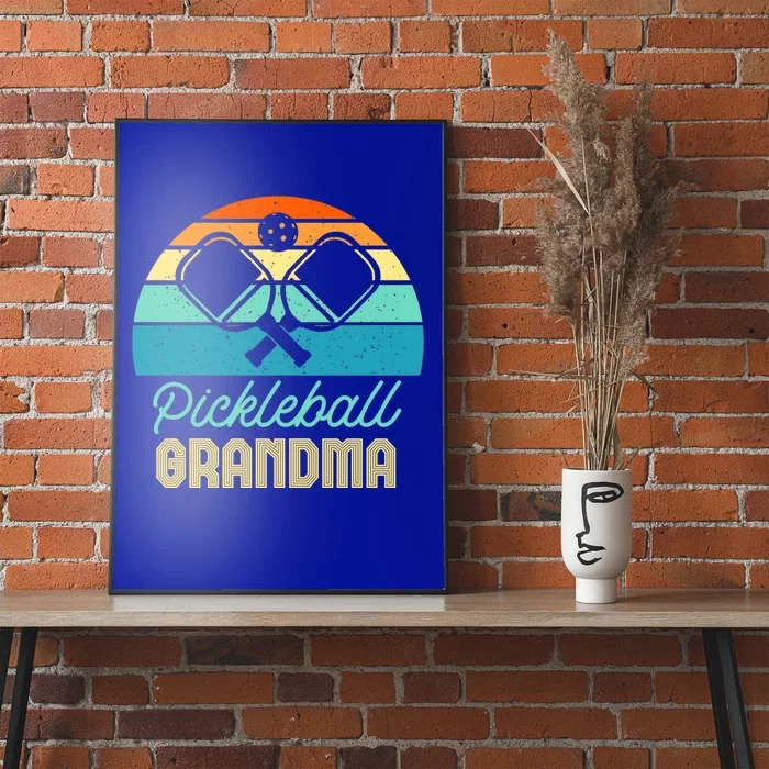 Pickleball Grandma Gift Poster